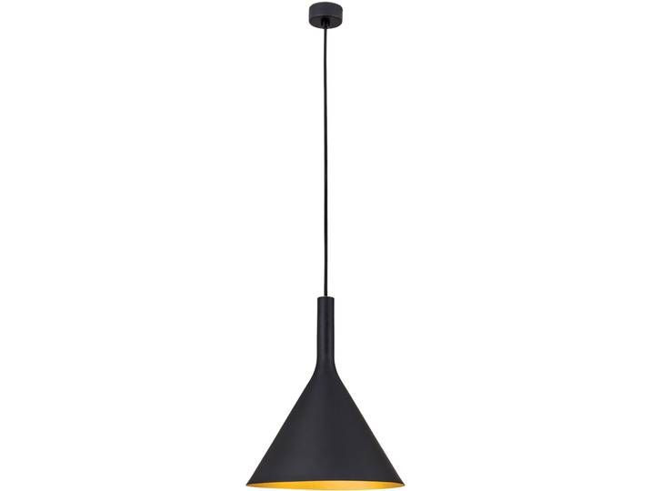 Pendellampe Gunda schwarz-gold Aluminium B 25 cm