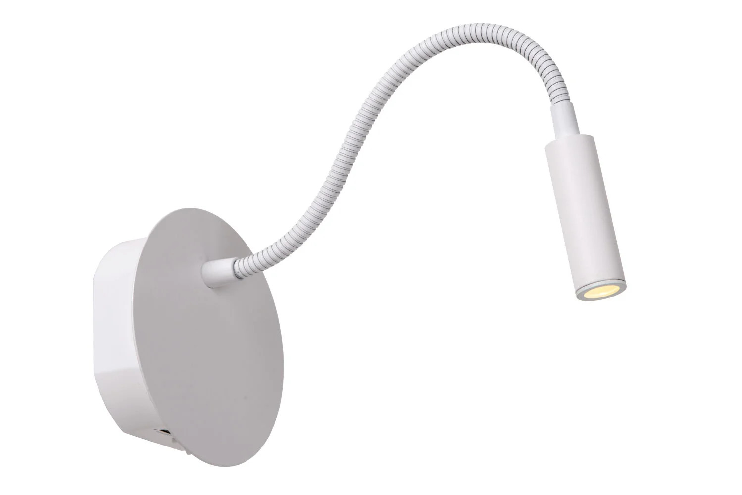 Lucide JOLIJN Oplaadbare LED Wandlamp en Bedlamp Wit Ø 11 cm