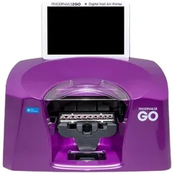 Fingersnails2Go, Nagelstyling + Kunstnägel, Countertop Nail Art Printer (Kunstnägel, Schwarz, Violett)