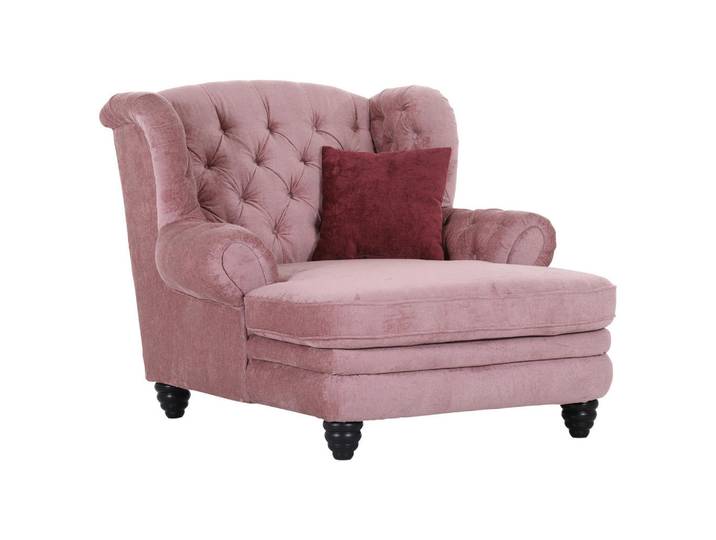 Landscape Xxl-Sessel, Rosa, Holz, Buche, massiv, Füllung: Polyester, 127x106x149 cm, Stoffauswahl, Wohnzimmer, Sessel, XXL-Sessel