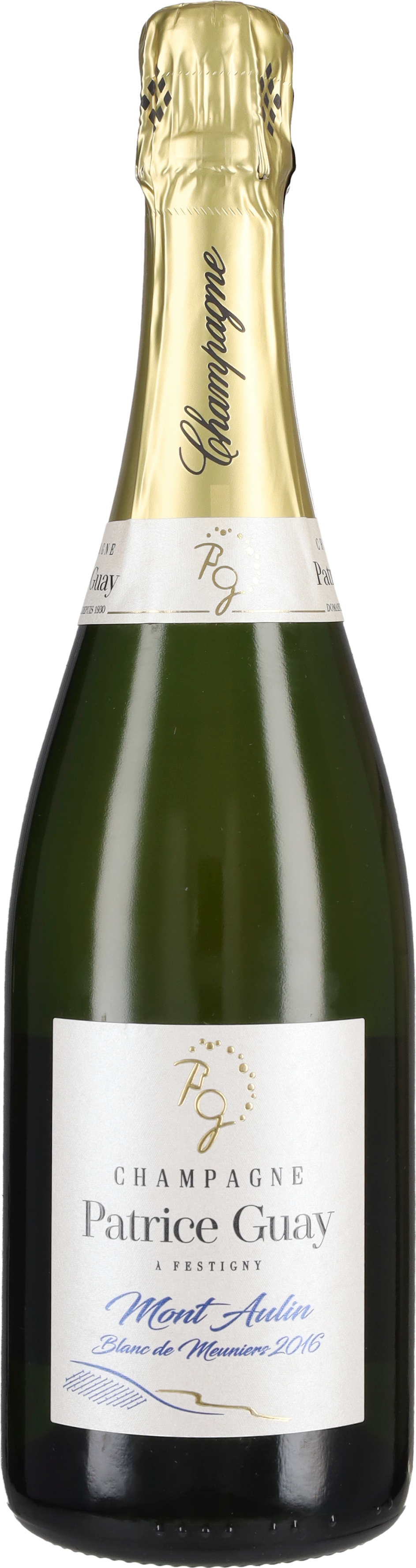 Champagne Extra Brut 'Mont Aulin' Patrice Guay 2016