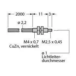 Turck Kunststoff-Lichtleiter PIT46UHF