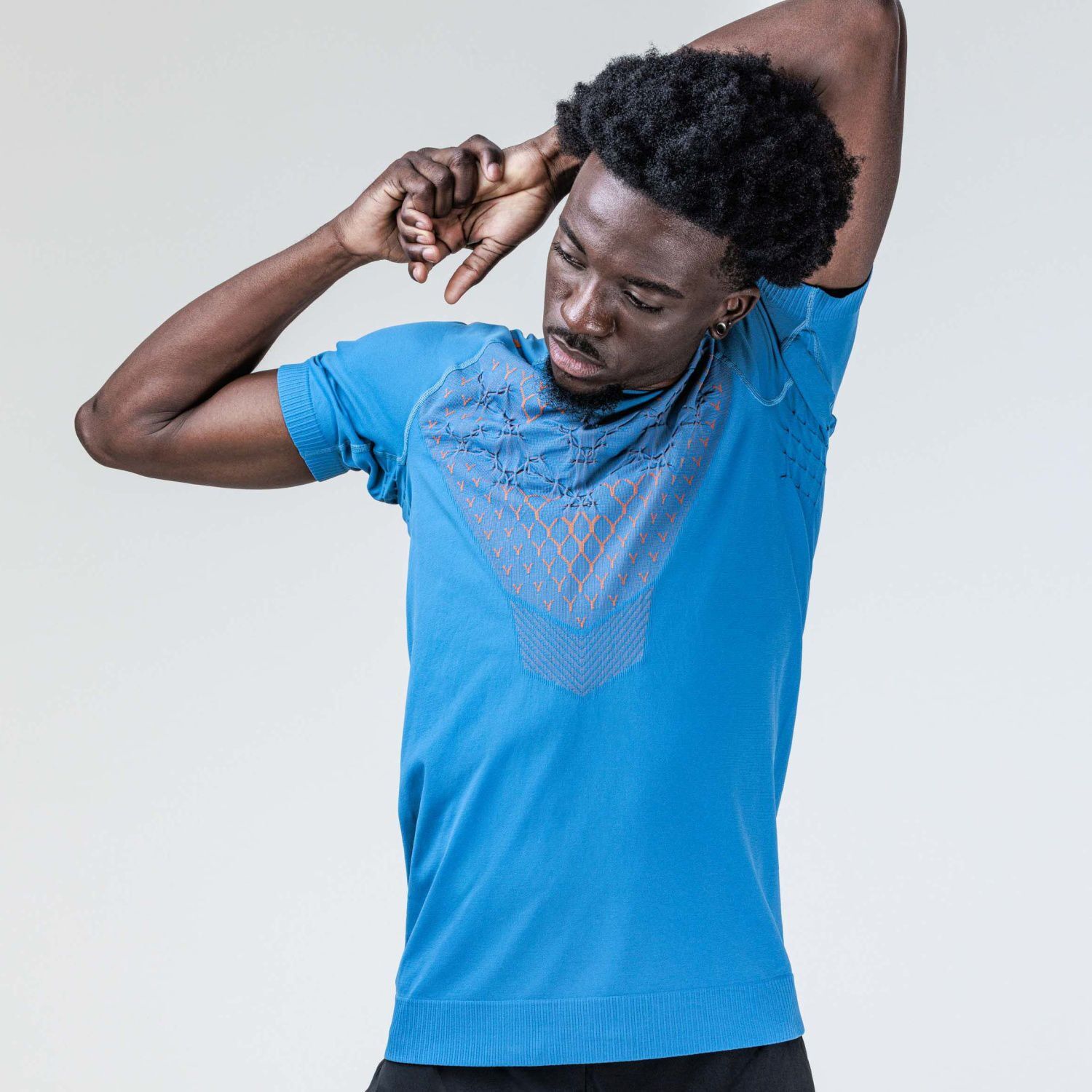 X-BIONIC Camiseta de running de hombre TWYCE .  (S) Azul
