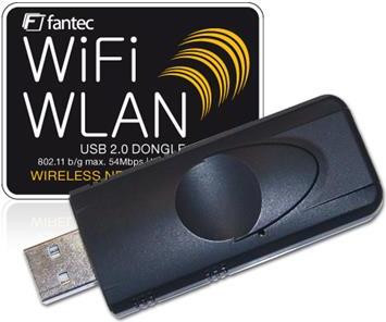 Fantec WF-54MWLAN USB 2.0 WLAN Dongle Netwerkkaart
