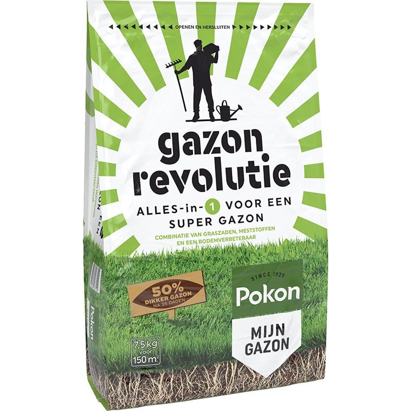 Pokon Gazon Revolutie 7,5 kg voor 150 m2