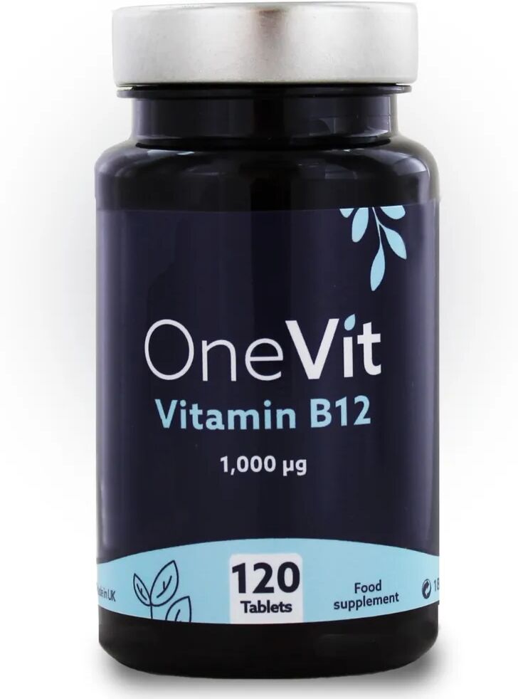 OneVit Vitamin B12 1,000mcg - Methylcobalamin - 120 Tablets
