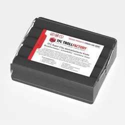 TFC SUPER CLAY Knete schwarz Modelliermasse hochfeine Textur geschmeidig formstabil dauerplastisch