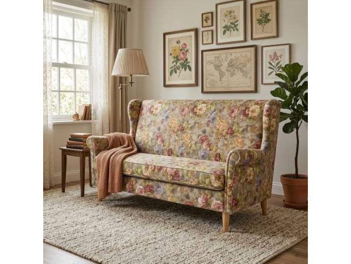 Family Meble Schlafsofa Ari Poly – różowy