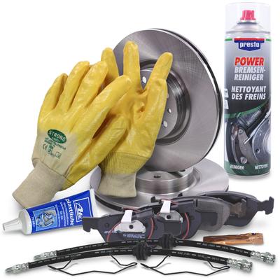 Bestprice Bremsscheiben + Bremsbeläge Vorne [Hersteller-Nr. 34007225] für Alfa Romeo