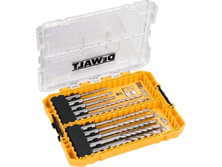 DeWalt 10-delige Extreme 2 SDS-Plus Boren Set Tough Case