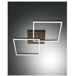 BARD moderne LED-Deckenleuchte 52W Corten 3394-65-361 Fabas Luce