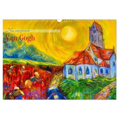 Van Gogh - neu interpretiert (Wandkalender 2027 DIN A3 quer), CALVENDO Monatskalender