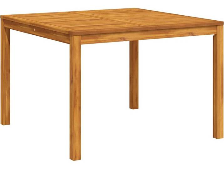 Garten-Esstisch 110x110x75 cm Massivholz Akazie