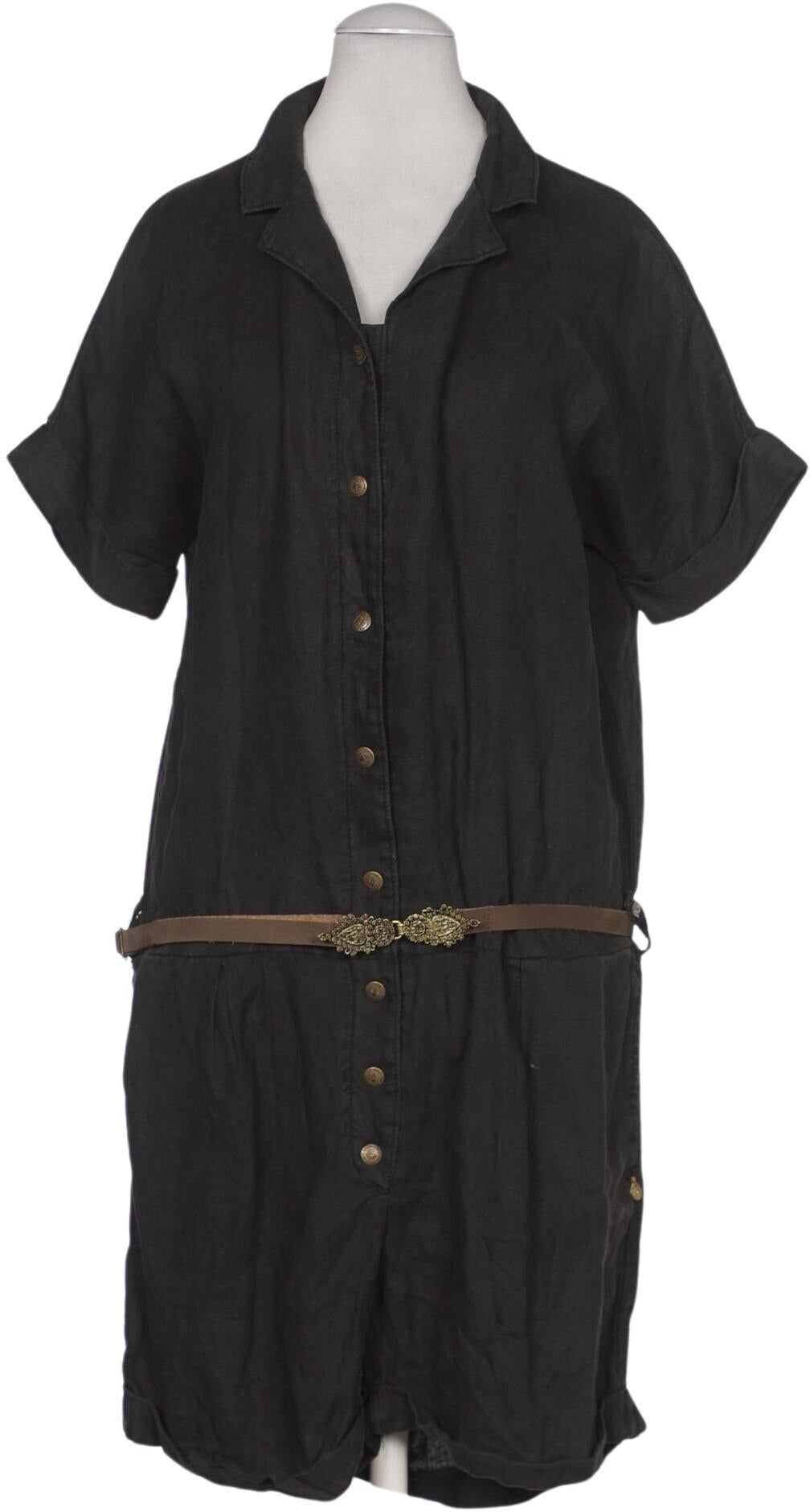 Maison Scotch Damen Overall oder Jumpsuit, Schwarz, Gr. EU 38 (Maison Scotch 2), Leinen - Second Hand