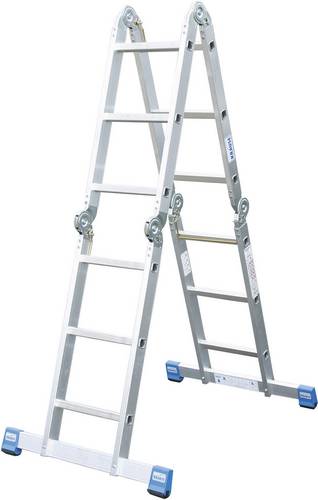 KRAUSE STABILO Sprossen-Gelenk-UniversalLeiter 4x4 Sprossen
