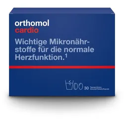 orthomol cardio - mit Magnesium, Omega-3-Fettsäure, Vitamin D - Granulat/Tabletten/Kapseln