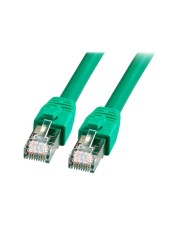 EFB Elektronik EFB-Elektronik Patch-Kabel RJ-45 M bis M 3 m SFTP CAT 8.1 geschirmt halogenfrei geformt grün (K5528GN.3)