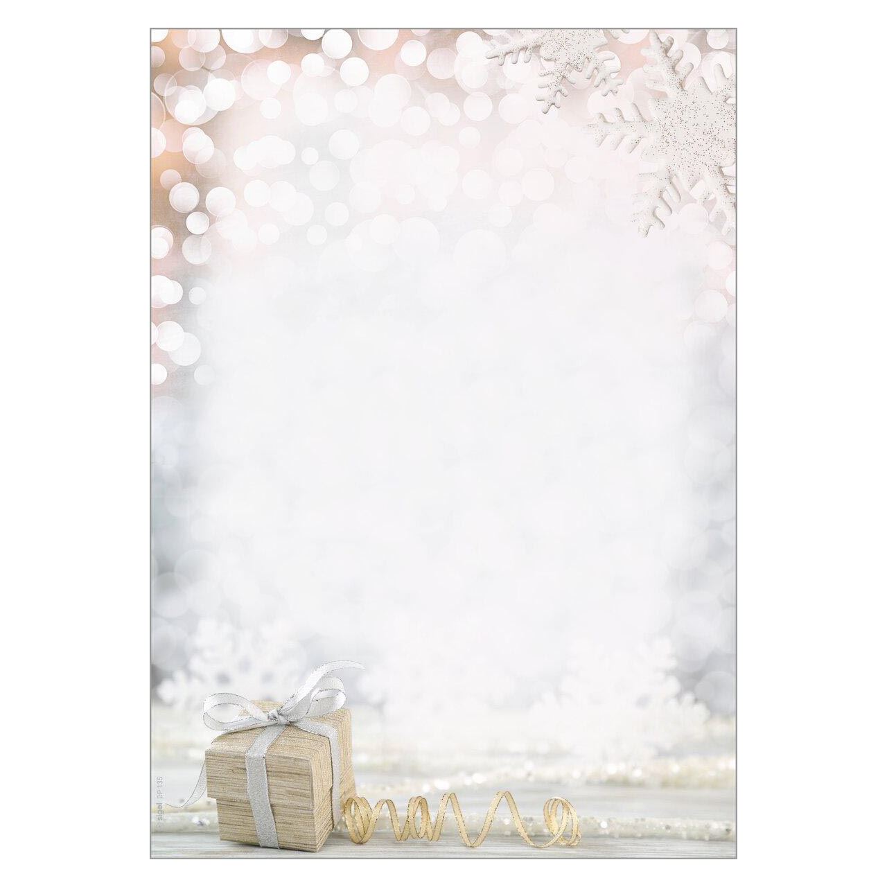 SIGEL Weihnachtsbriefpapier Christmas Surprise Motiv DIN A4 90 g/qm 100 Blatt