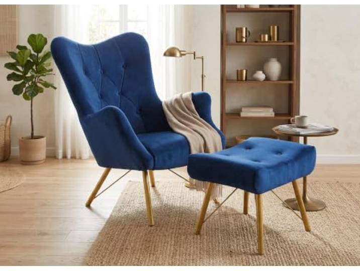 Family Meble Sessel mit Fußhocker Luna Royal – Variante Royal 22