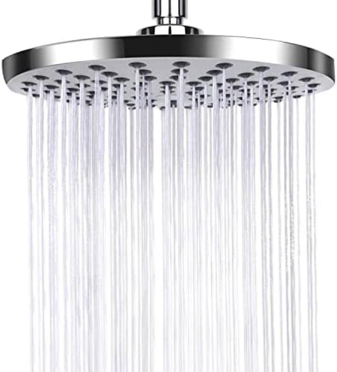 PromoHome® RVS douchekop - 20 cm - Chroom - Waterbesparend