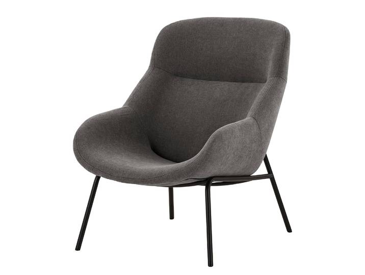Fauteuil Tantia Gris/Gris foncé Tissu Scara 73 x 102 x 92cm