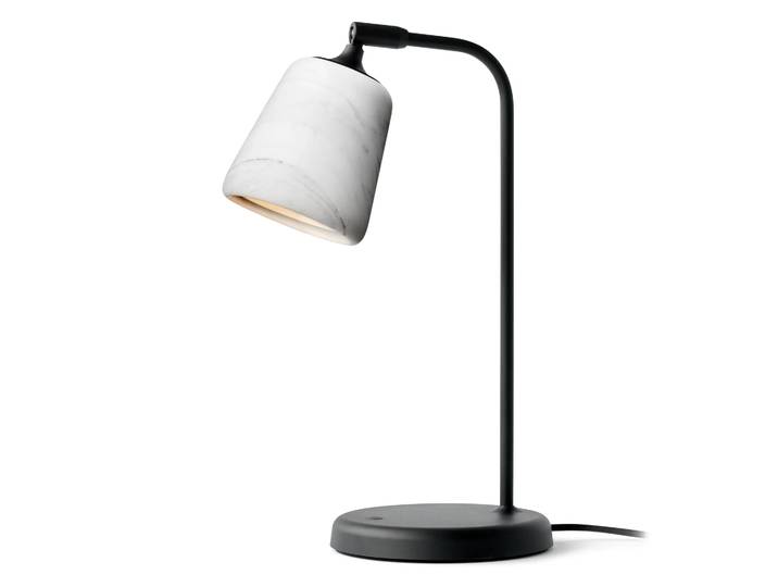 New Works Lampe de table Material White marble