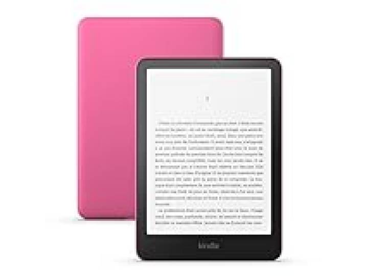 Amazon Kindle Paperwhite (Nouvelle génération) - Notre modèle le plus rapide avec un nouvel écran antireflets et une autonomie de plusieurs semaines - 16 Go - Avec publicités - Rose framboise