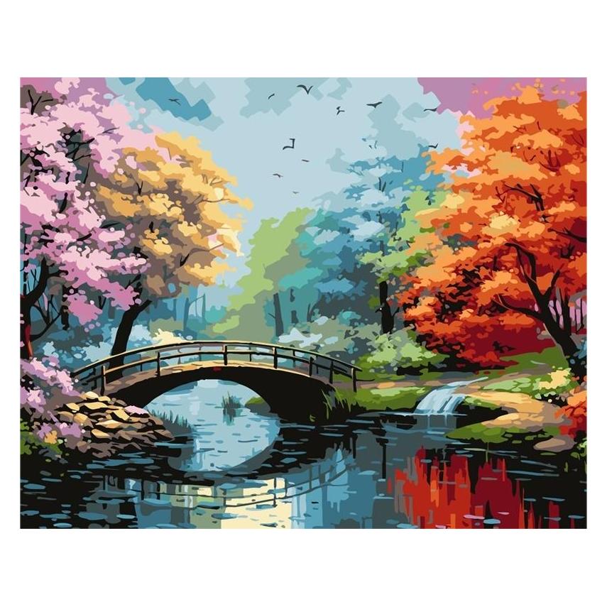 Koh-i-Noor Malen nach Zahlen 40x50 Brücke (58223793)