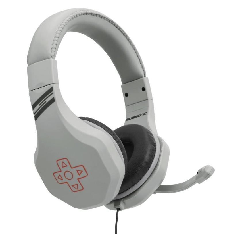 Subsonic Casque Gamer filaire compatible Retro Gaming (Gris) (Kabelgebunden) (SA5533)