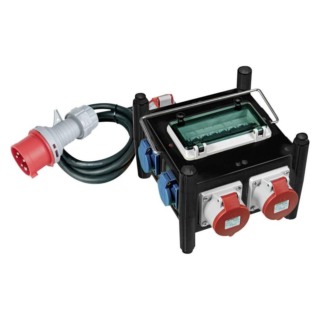Brennenstuhl Kompakter Stromverteiler BSV 3/32 IP44 (4x, CEE 32/5, CEE 7/3) (1153668)