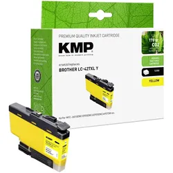 KMP, Druckerpatrone, Patrone Brother LC427XLY yellow 5000 Seiten (Y)