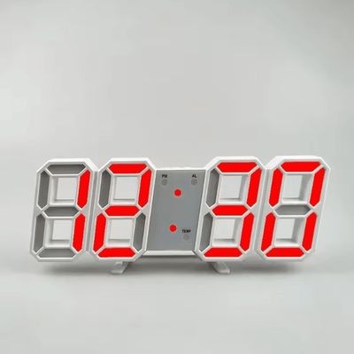 Inspire Curations 3D LED Digital Wall Clock With Alarm Time Date Temperature Display For Home & Office 08