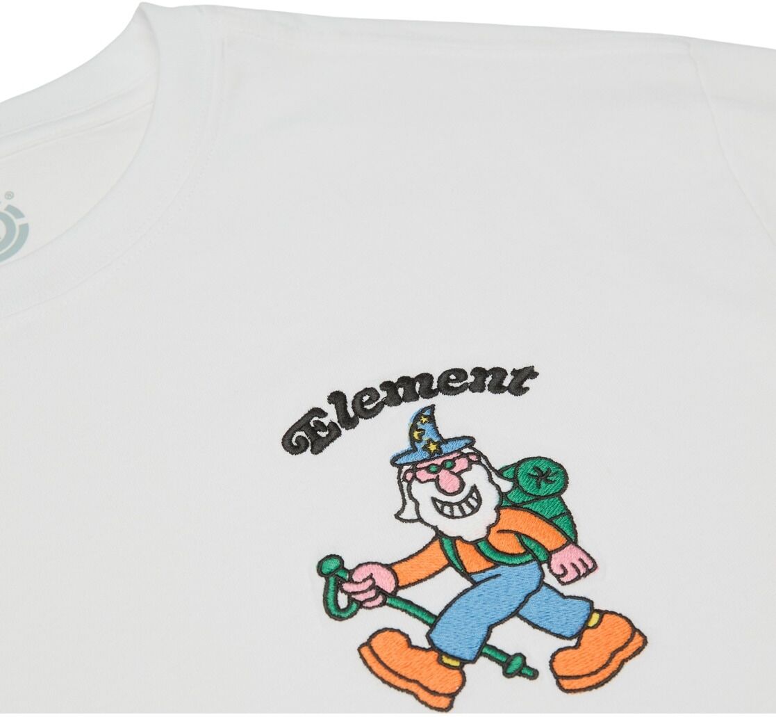 T-Shirt ELEMENT "Planet Hiker", Herren, Gr. XL, optic weiß, Obermaterial: 100% Baumwolle., Shirts T-Shirt optic weiß XL