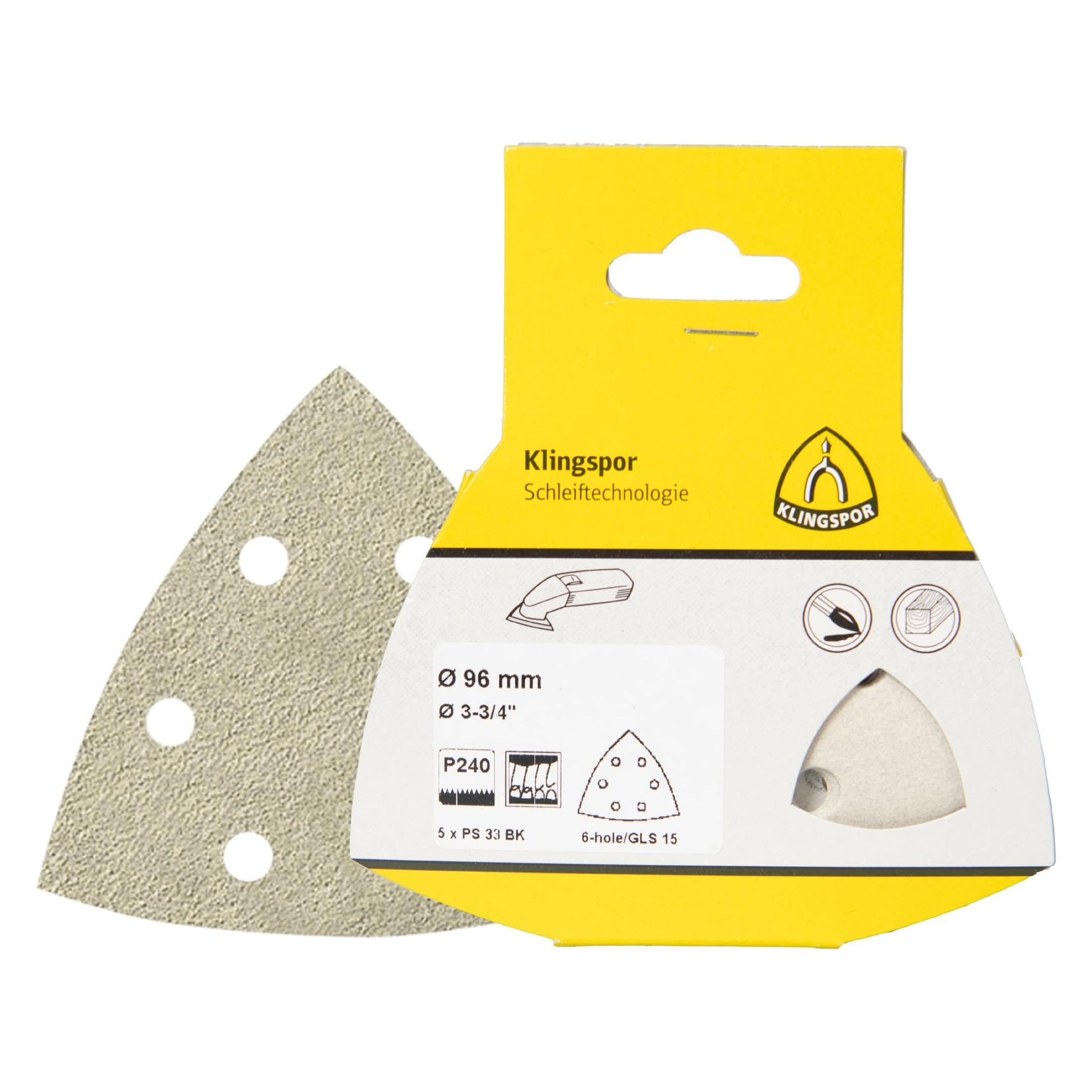 Klingspor PS 33 BK SB-verpackt - Schleifscheiben 96 mm (360240)