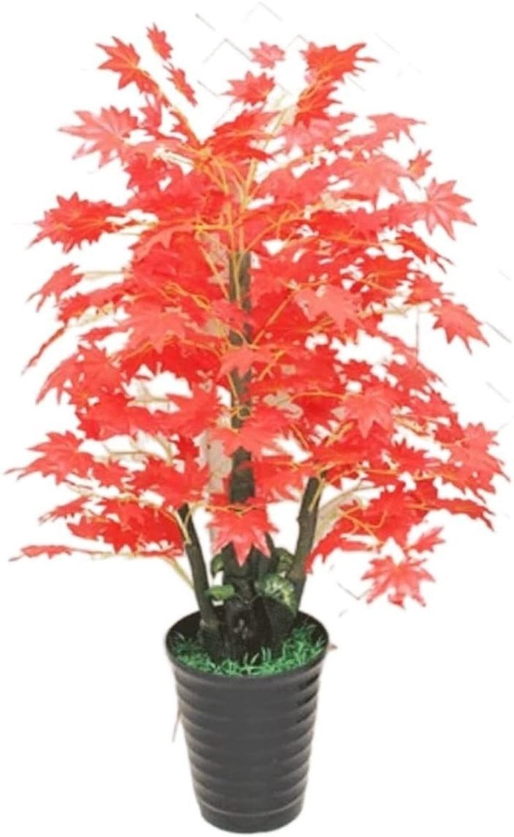 Merkloze kunstboom voor woonkamerdecoratie, groen, 130 cm