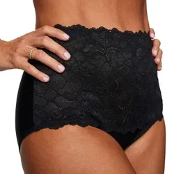 Swegmark Support Maxi Briefs Schwarz Polyamid 40 Damen