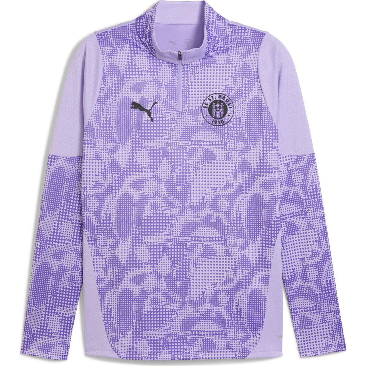 Puma Fcsp Training 1/4 Zip Top vivid violet-puma black (10) L 783578-10-L