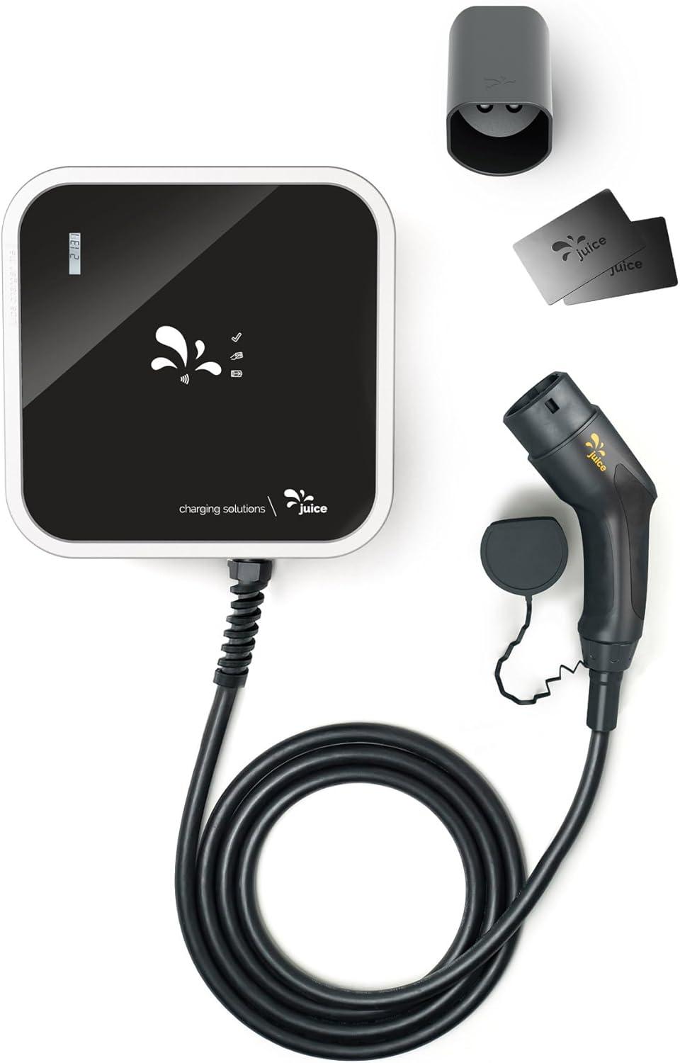 Juice Charger me 3 home - 11 kW Wallbox, 5 m Typ-2 Kabel, RFID, MID-Zähler, LAN & WLAN