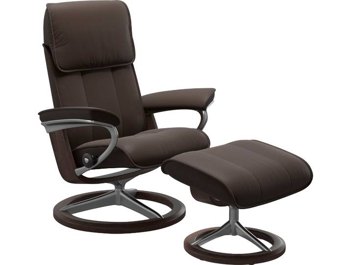 Relaxsessel, Braun, 84x100x73 cm, Leder Batick, Mit Signature Base, Klassisch/Modern, Stressless