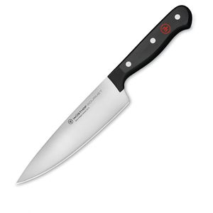 Wüsthof Kochmesser Gourmet 1025044816, mit Kunststoffgriff, Edelstahl (X50CrMoV15), Klingenlänge 16 cm