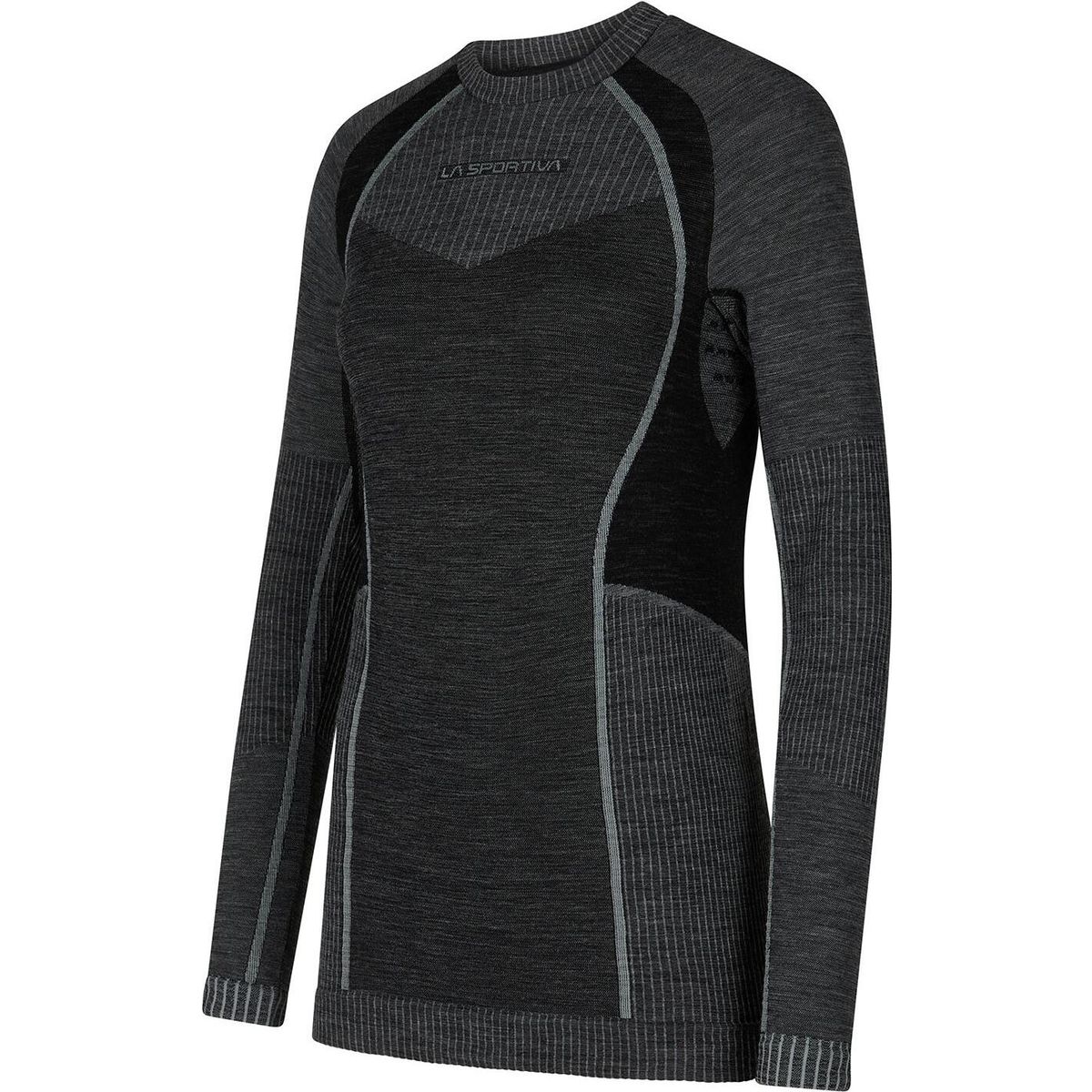 La Sportiva Wool70 Tech Longsleeve Women carbon/cloud (G00G07) S ZASB006G00G07S