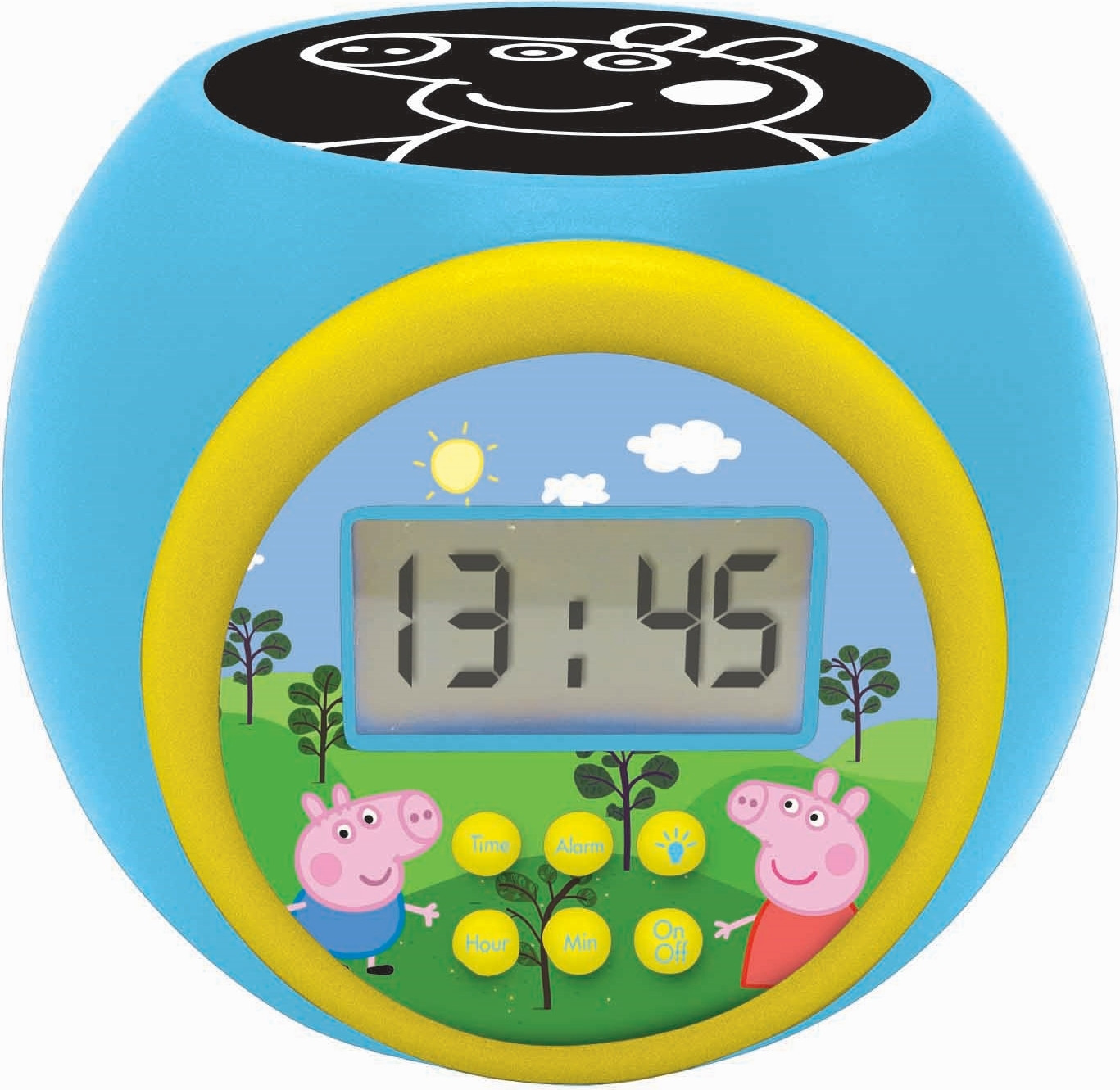 Lexibook Wekker met projector Peppa Pig varkentje