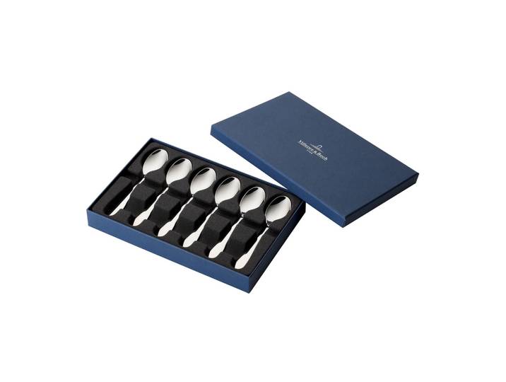 Besteck-Set VILLEROY & BOCH Espressolöffel Oscar silber , silber, Essbesteck-Sets, Besteck-Set