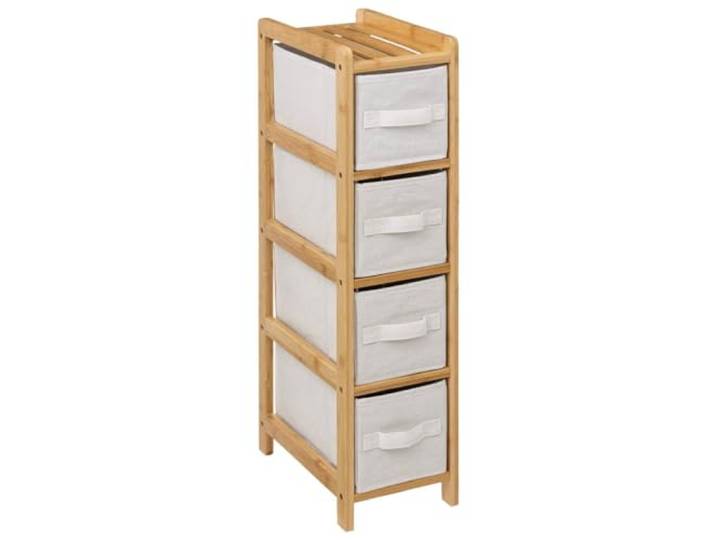 5five Regal mit 4 Körben Tidy Box aus Bambus