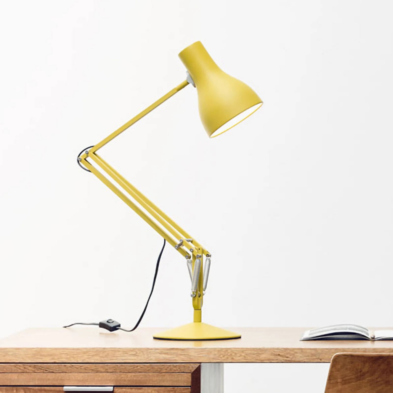Anglepoise Type 75 tafellamp Margaret Howell, geel, metaal