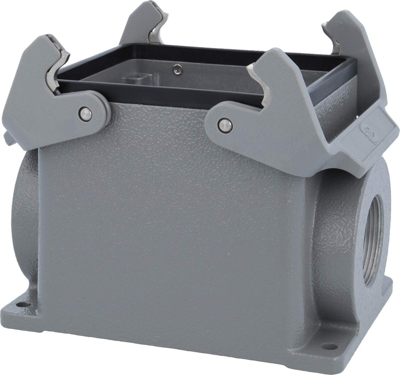 Harting Han 32B hoog basisframe met 1x M32 zijuitgang en 2 dwarsbalken