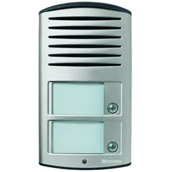 BTicino 342921 LINEA2000 Aufputz Türstation 2-Draht m.2RT Aluminium