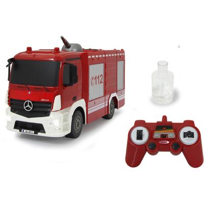 RC-LKW JAMARA "Feuerwehr TLF Mercedes-Benz Antos 1:26 - 2,4 GHz", rot, Fernlenkfahrzeuge, KinderB:10cm H:12cm T:29cm, mit Spritzfunktion, B:10cm H:12cm T:29cm