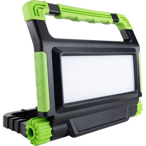 REV LED Akku Arbeitsstrahler Spot Green 50W mit Ständer