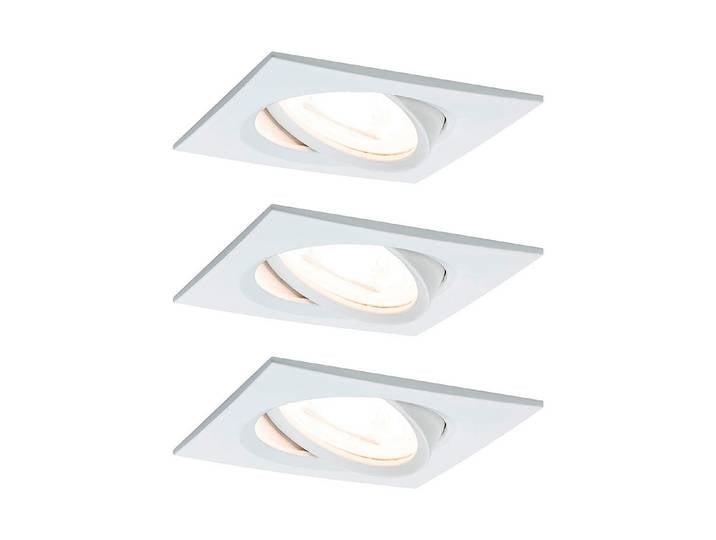 Paulmann LED Nova Einbaustrahler Quadratisch Weiss 6.5 W
